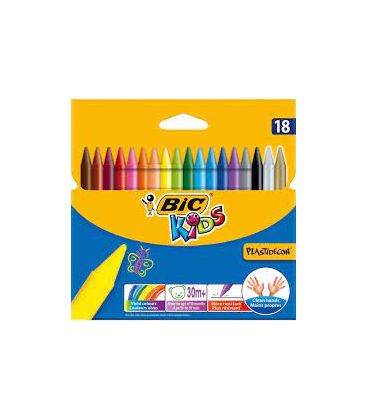 Bic Kids Plastidecor Silinebilir Elleri Kirletmeyen Pastel Boya 24 Renk